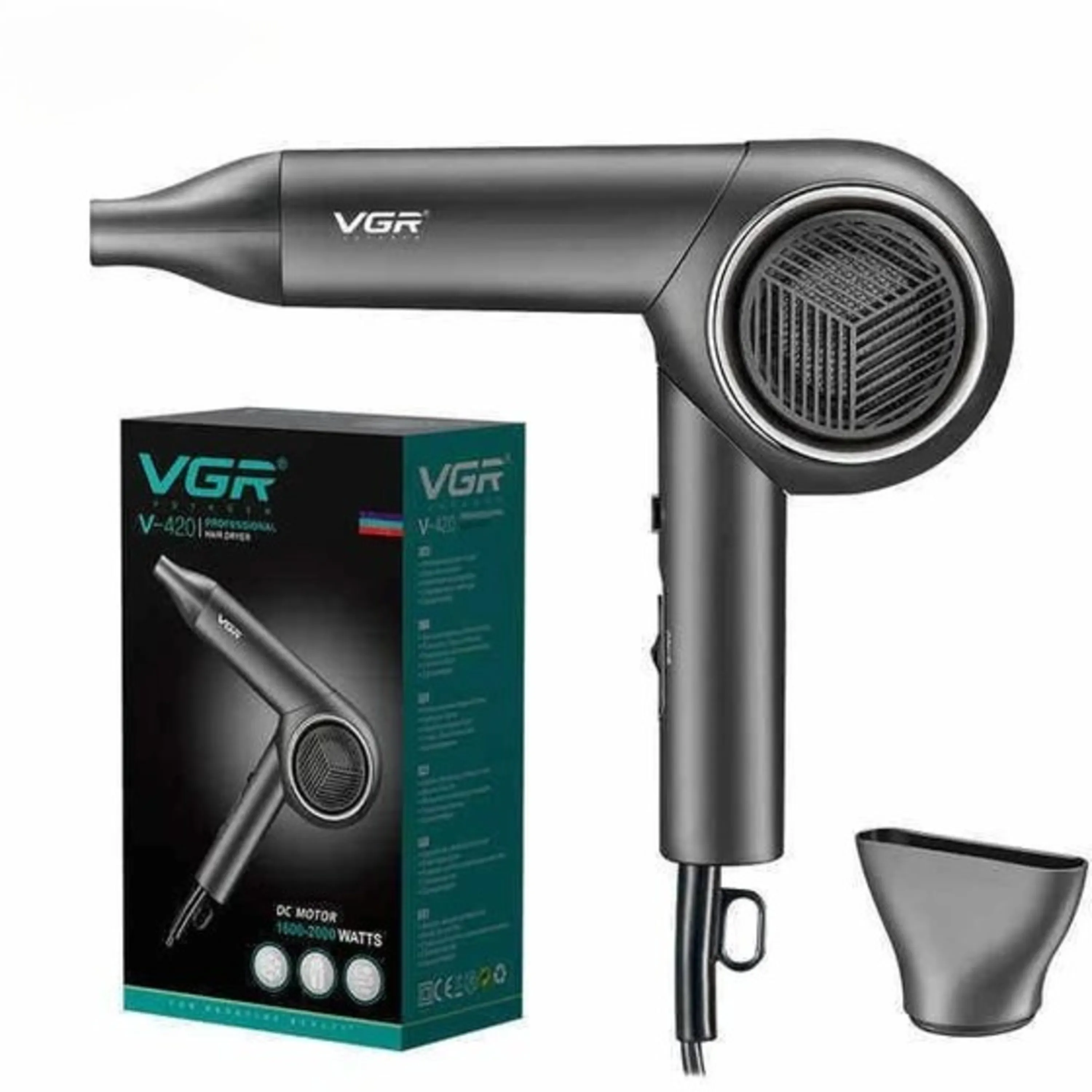 سشوار وی جی آر مدل V-420 با متمرکزکننده